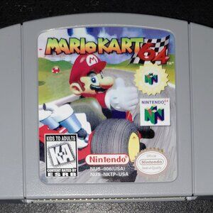 Mario Kart Video Game Nintendo 64 N64